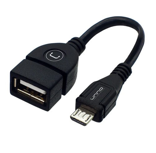 ADAPTADOR UNNO TEKNO MICRO USB A OTG - AD4201BK